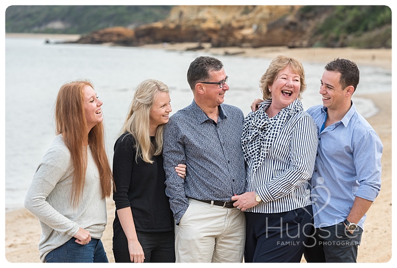 Adult Family at the Beach