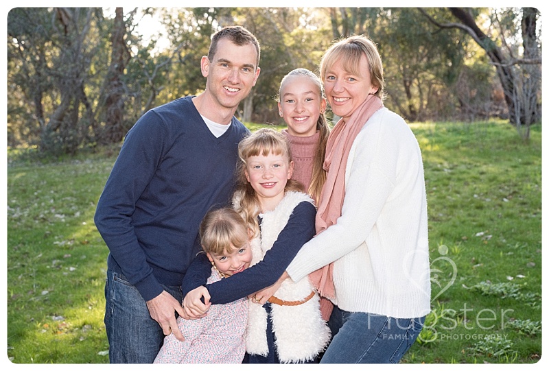 Happy Family At The Park