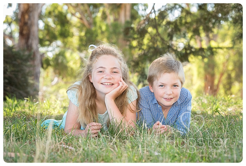 Brother and Sister Lying in the Grass